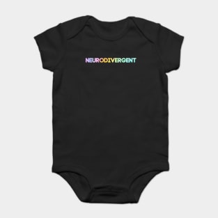 Neurodivergent Rainbow Baby Bodysuit